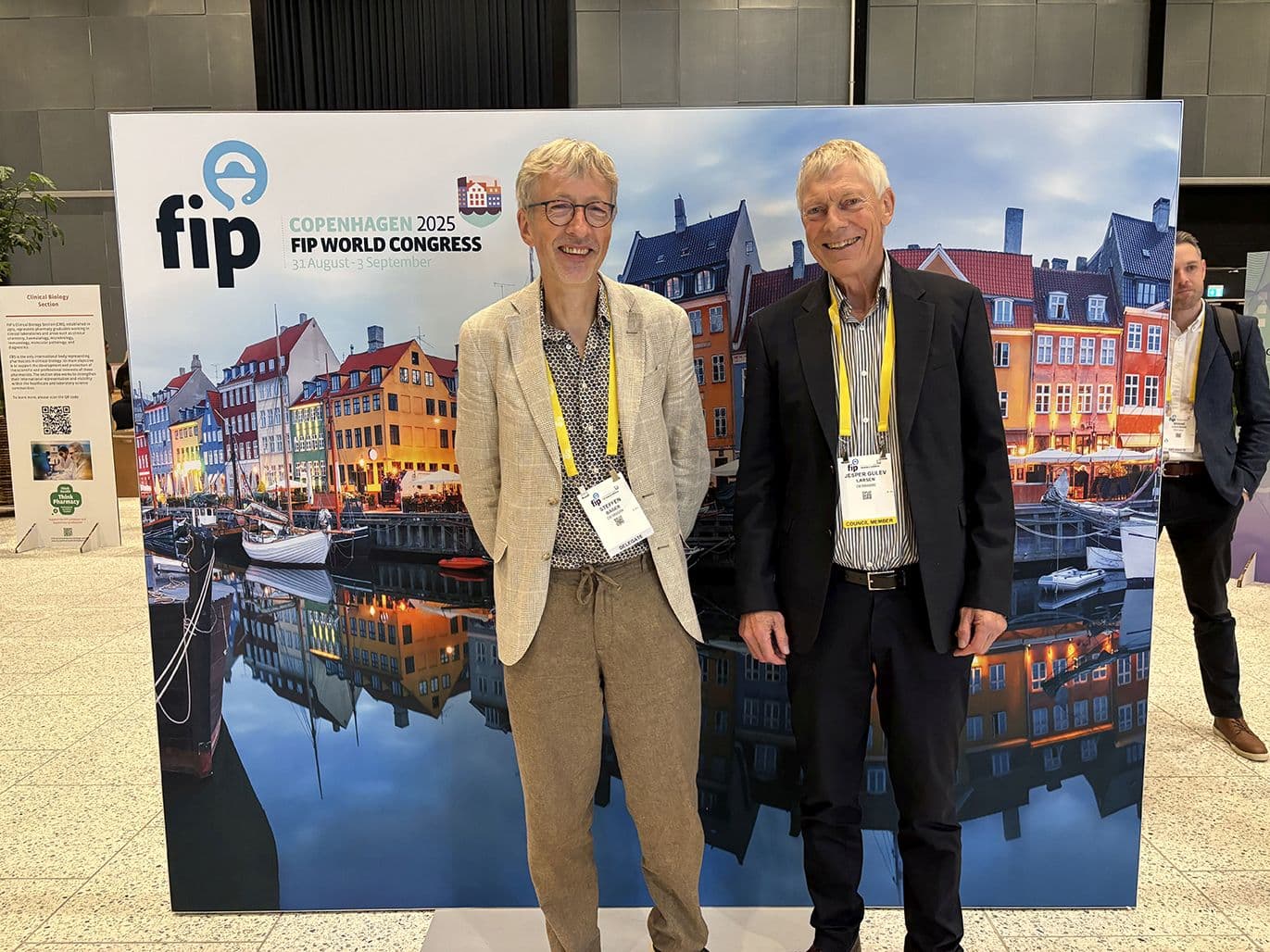 Steffen Bager og Jesper Gulev Larsen på FIP kongressen