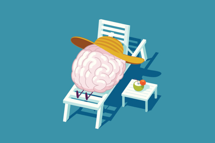 Hjernepause illustration