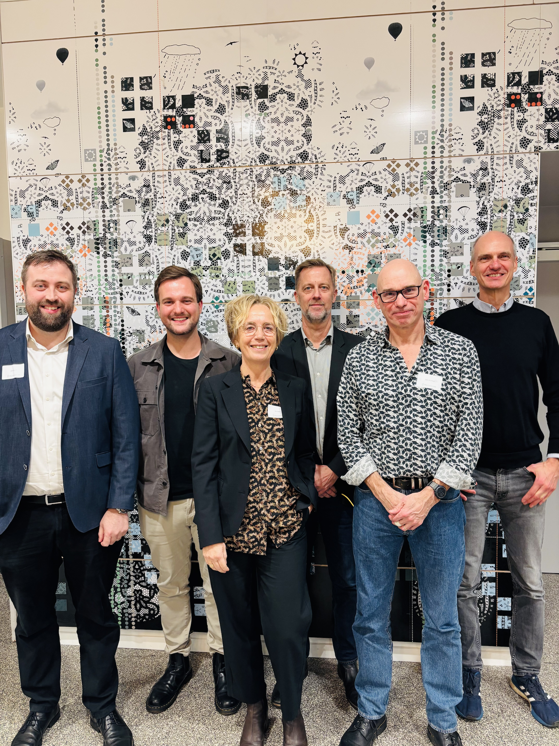 People smiley at a conference