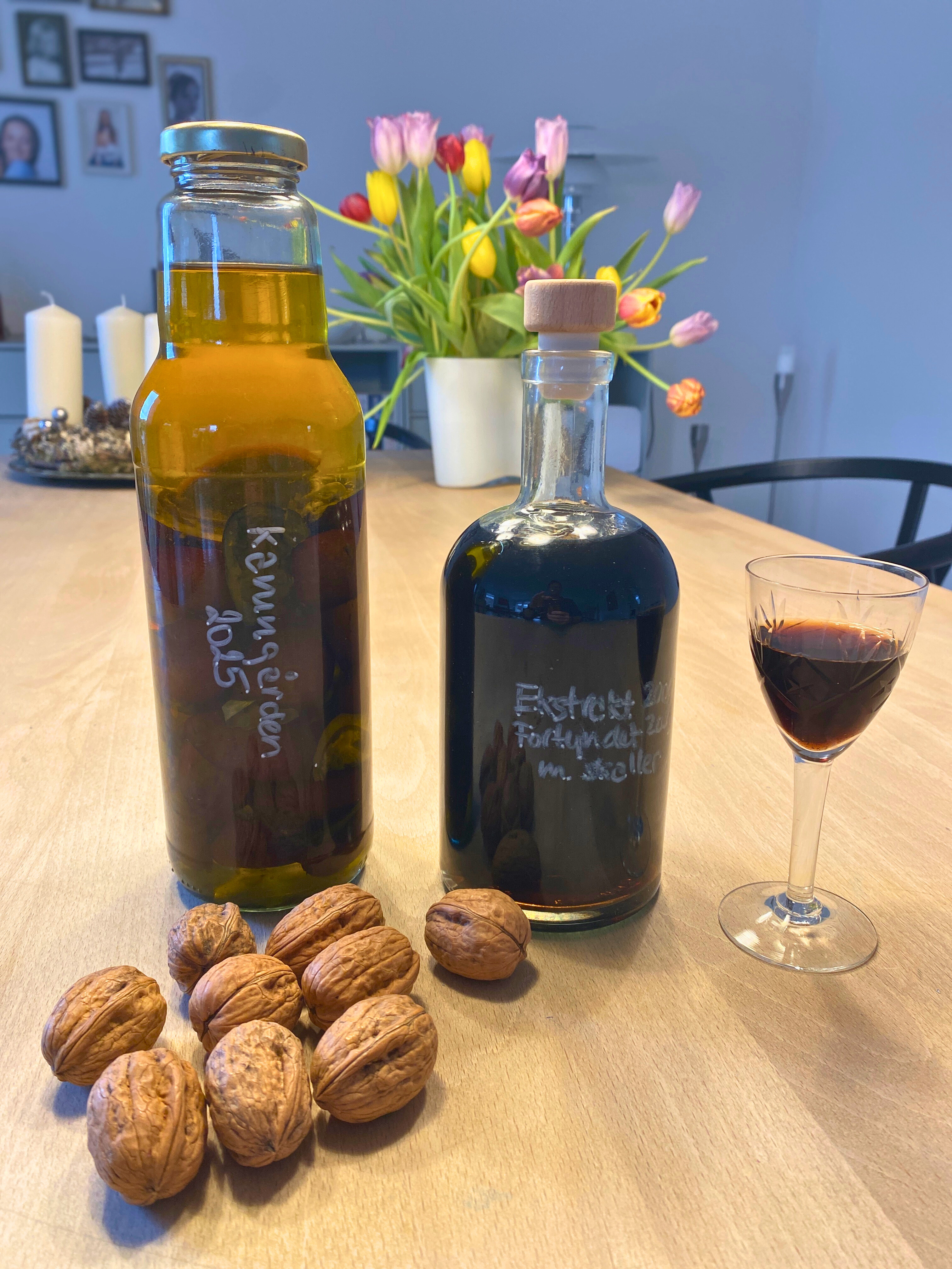 Bo’s homemade schnapps