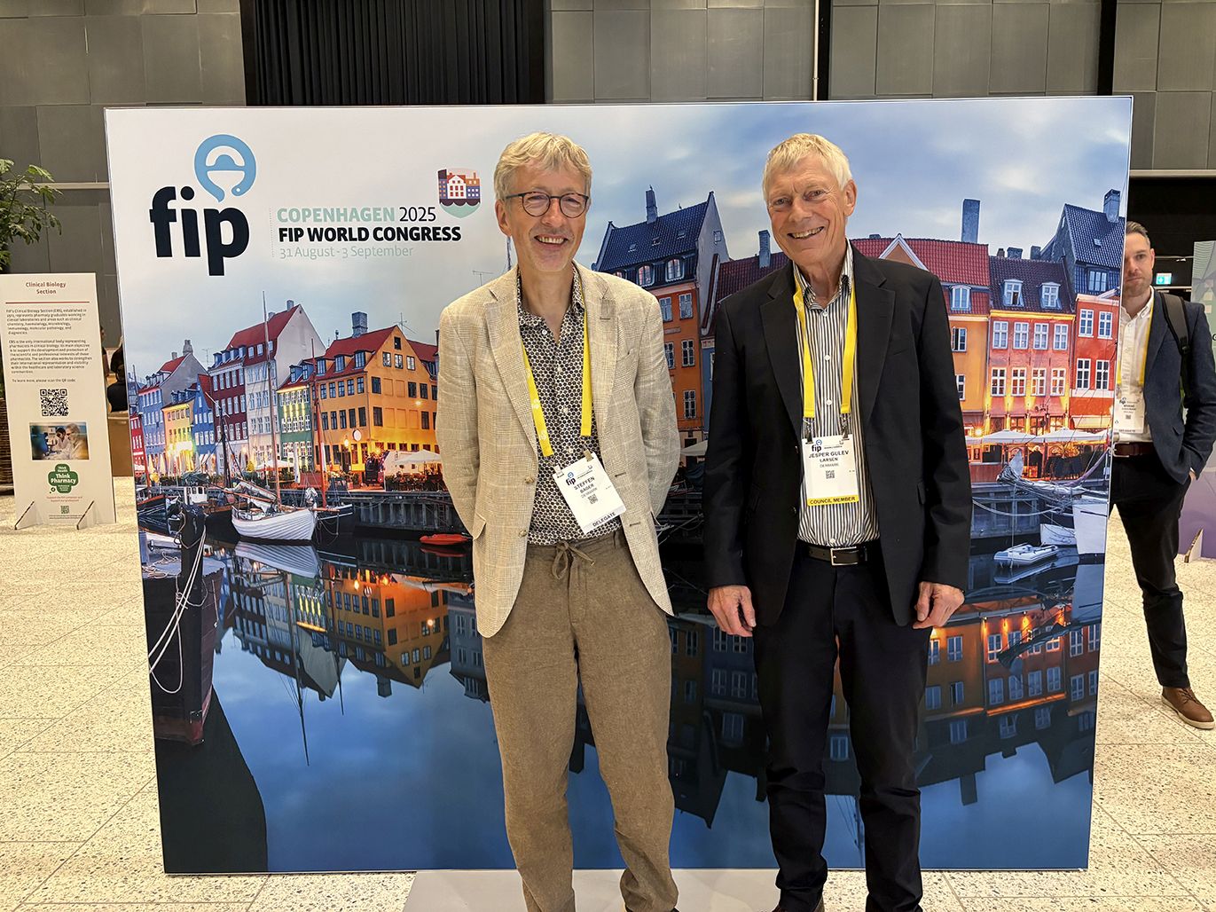 Steffen Bager og Jesper Gulev Larsen at the FIP Congress