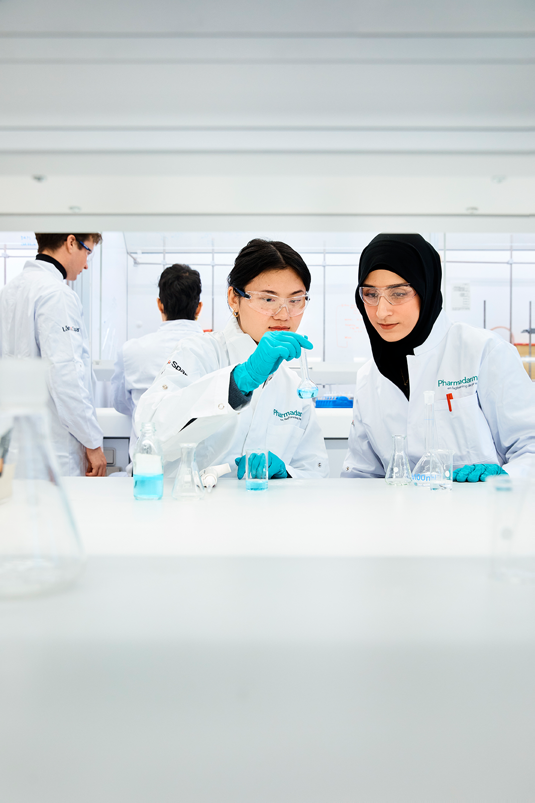 Students in a lab