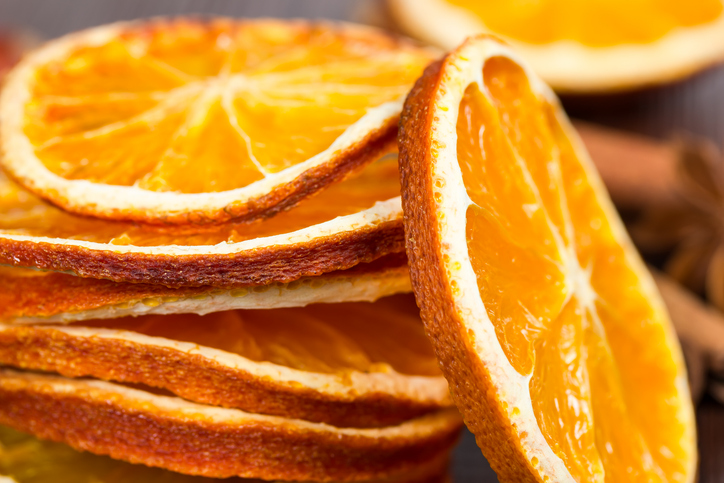 How to make dried orange peel