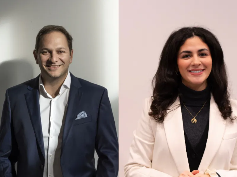Efstathios Vassiliadis og Jasmin Farshchis