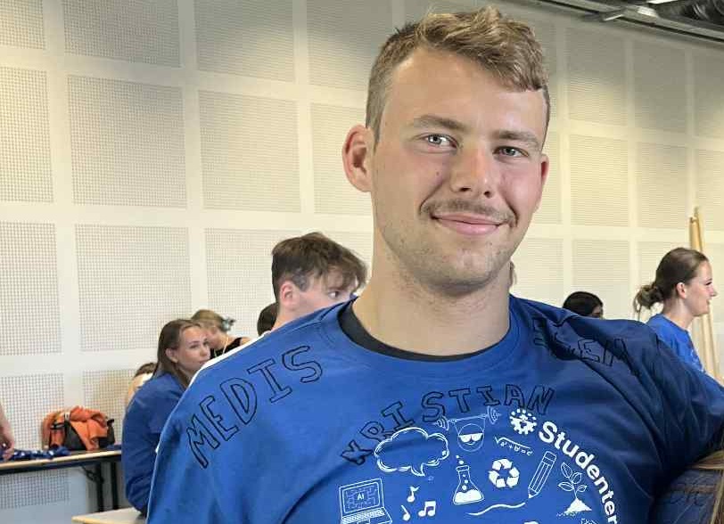 Kristian Ladegaard, who studies MedIS