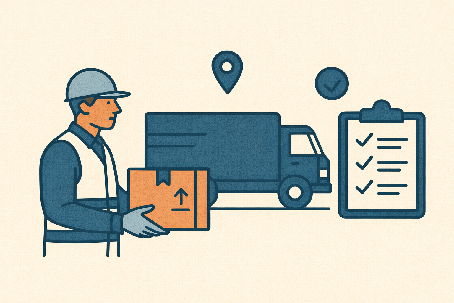 Illustration af God Distributions Praksis (GDP)