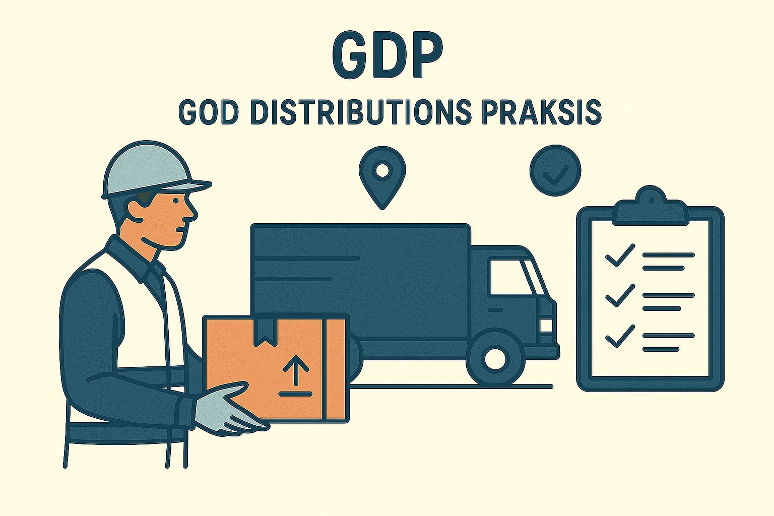 Illustration af God Distributions Praksis (GDP)