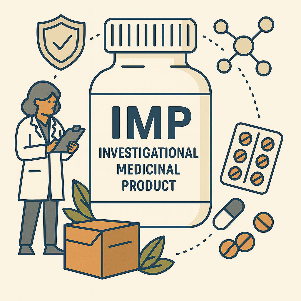Illustration af Investigational Medicinal Products (IMP)