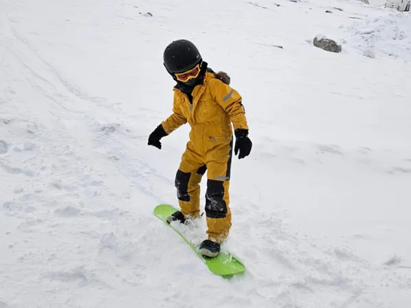 Peter Meegaards barn på ski