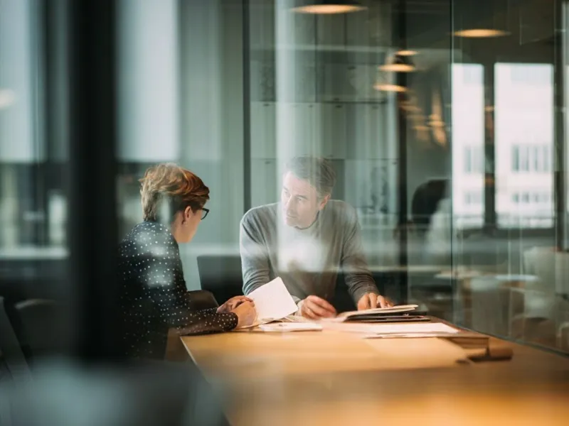 Conversation at the office