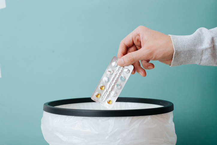 Mia mindsker medicinspild