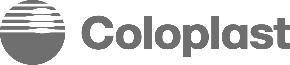 Coloplast logo med tekst